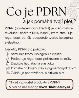 💉 Co je PDRN a proč ho tvoje pleť bude milovat? Revoluční složka, která regeneruje, hydratuje a omlazuje tvou pleť ✨ PDRN:...