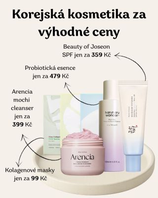 🌸 Korejská kosmetika za výhodné ceny 🌸 Hledáš kvalitní produkty, které nezatíží tvou peněženku? ✨ U nás najdeš vše od...